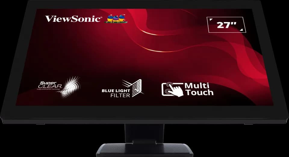 Monitor Consumer ViewSonic TD2760, 27", 1920 x 1080 pixeli, Touchscreen, Black — miniatură