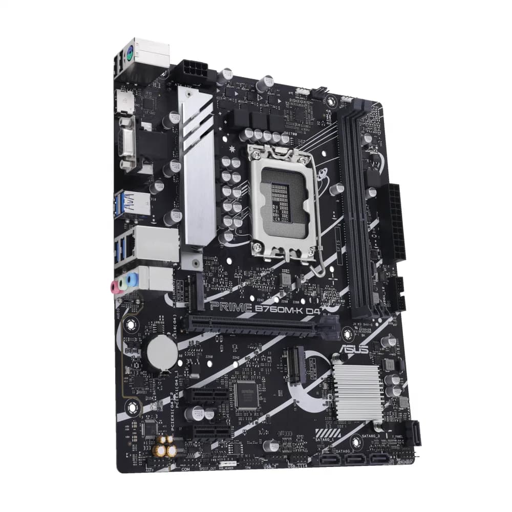 Placa de baza ASUS PRIME B760M-K D4, LGA 1700, DDR4, Micro-ATX — miniatură