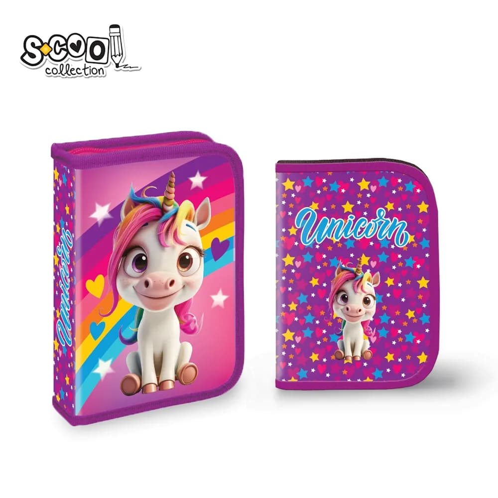 Penar echipat, 1 fermoar, 2 extensii, 32 piese, UNICORN - S-COOL
