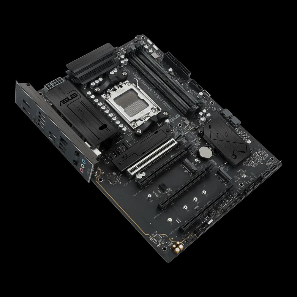Placa de baza Asus B850 MAX GAMING WIFI, AM5, DDR5, Negru "B850 MAX GAMING WIFI" — miniatură