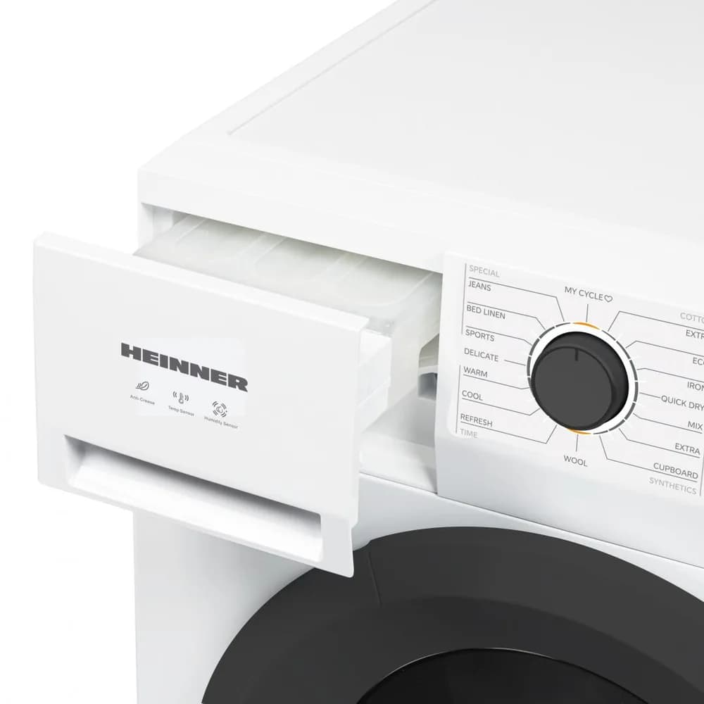 Uscator de rufe HEINNER HHPD-M8N13PBKE++, 8 kg, Clasa: E, Alb — miniatură