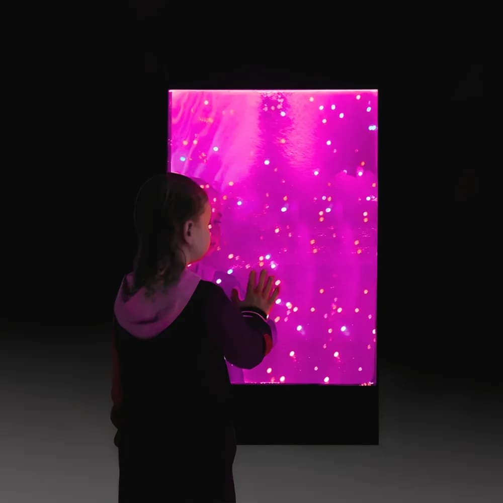 Cascadă de mărgele luminoase pentru perete — miniatură