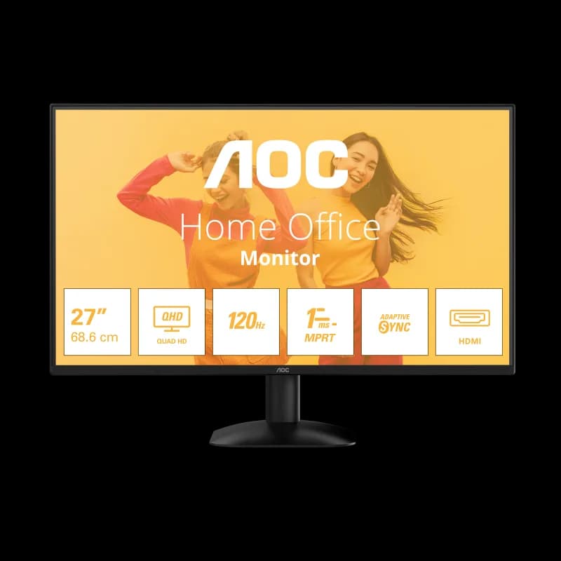 Monitor Consumer AOC Q27B35S3, 27", 2560 x 1440 pixeli, Black