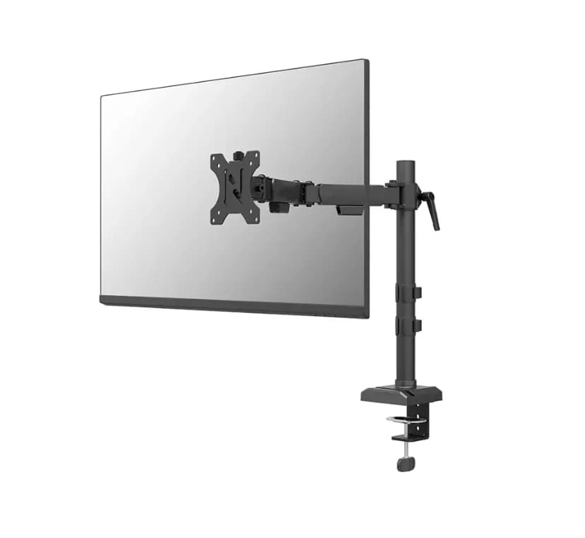 Brat monitor Neomounts DS60-600BL1; pentru display-uri cu diagonale 10"-32", sistem de prindere VESA 75x75~100x100, greutate maxima suportata 8kg, full motion, tilt +45°, swivel 90°, rotate 180°, distanta fata de perete 172-496mm; culoare negru.