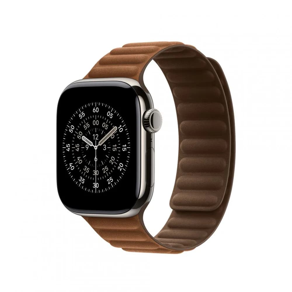 Curea pentru Apple Watch 42mm Caramel Magnetic Link - M/L — miniatură