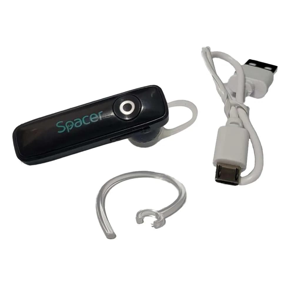Casti Mono-casca Spacer SPBH-HF-01-BK, Wireless, Negru — miniatură