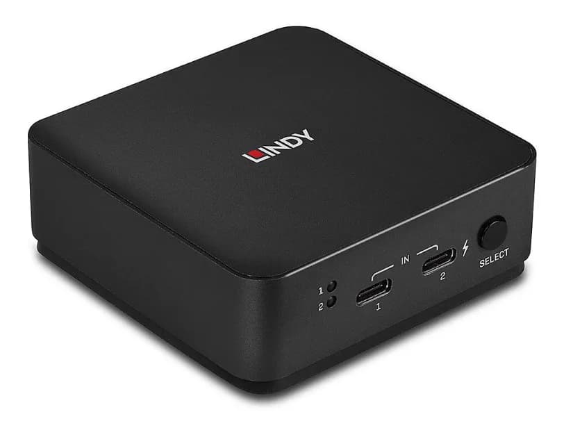 Switch KVM cu 2 porturi tip C, HDMI dual 4K60, Lindy 42321
