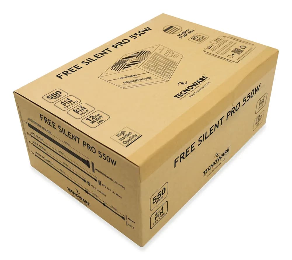 CASE PSU ATX 550W/FAL551FSP12 TECNOWARE "FAL551FSP12" — miniatură