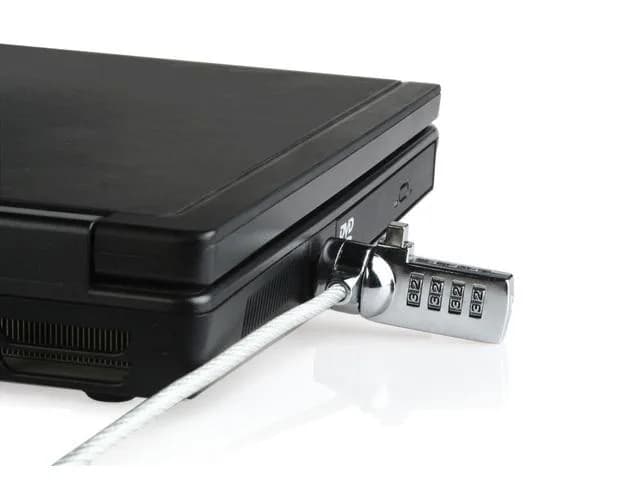 Cablu de securitate laptop Natec, lungime cablu 180 cm, material metal, gri — miniatură