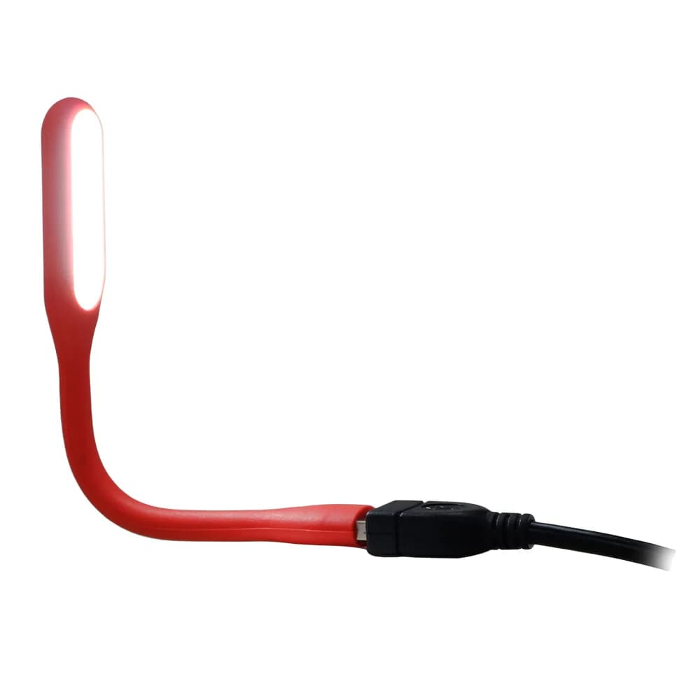 LAMPA LED USB pentru notebook, SPACER, red, "SPL-LED-RD" — miniatură