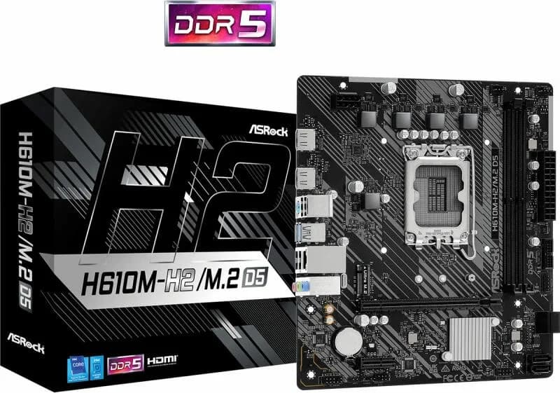 MB Asrock H610M-H2 D5 LGA 1700 "H610M-H2/M.2 D5"