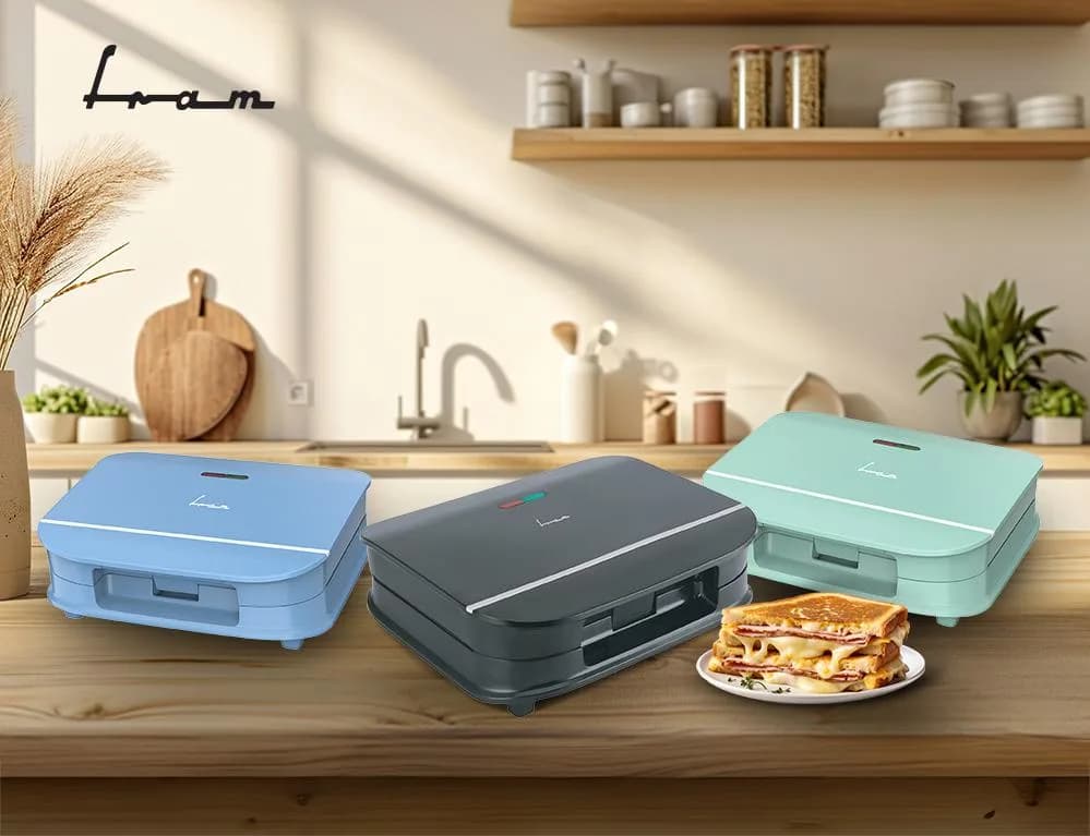 SANDWICH MAKER FRAM FSM-700BK — miniatură