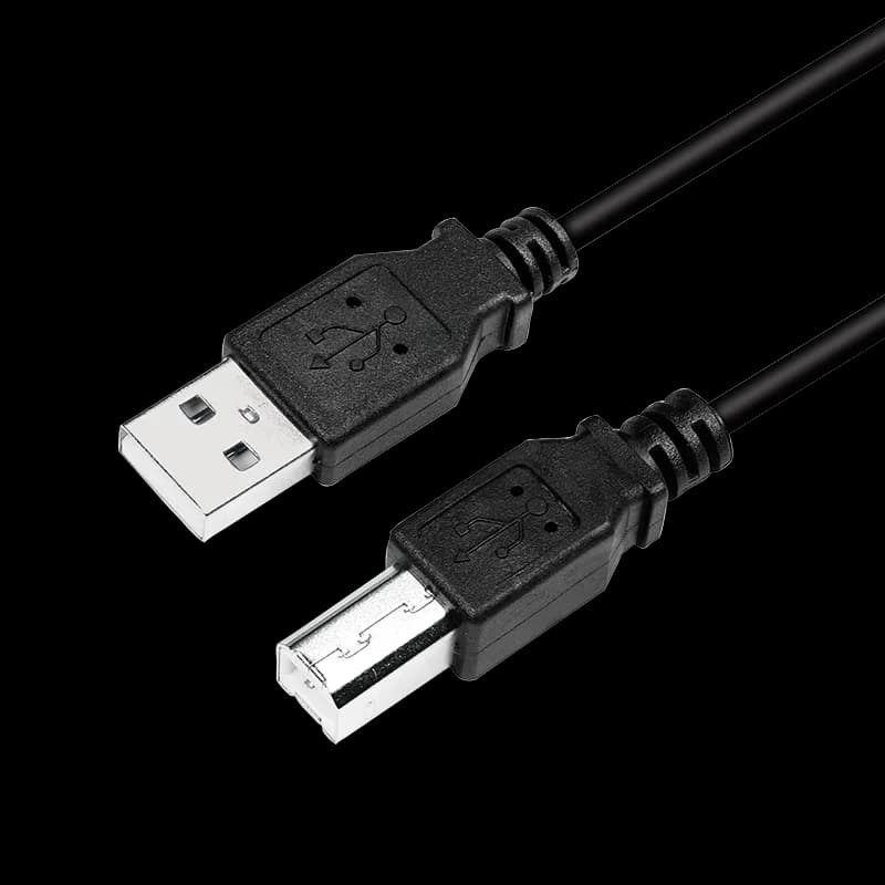 CABLU USB LOGILINK pt. imprimanta, USB 2.0 (T) la USB 2.0 Type-B (T), 2m, negru, "CU0007B"