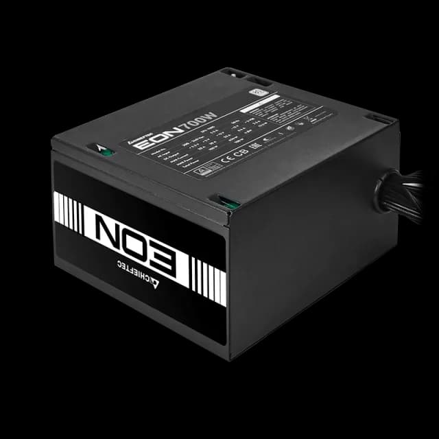 SURSA Chieftec "EON", 500W, certificare 80 Plus, non-modular, fan 120mm, negru, "ZPU-500S"