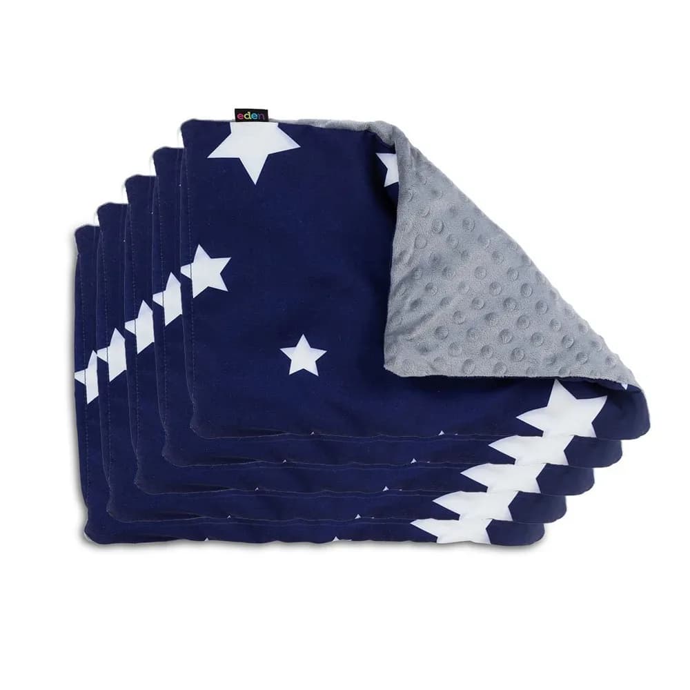 Perne ponderate de poală senzoriale cu imprimeu Stele – set de 5