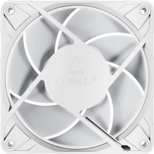 Ventilator Arctic "P12 Pro A-RGB (White)", 120mm, 600 - 3000 RPM, FDB, 77 cfm, 4-Pin Fan Plug + 4-Pin Socket, lungime cablu 400 mm + 80 mm Daisy-Chain, alb, "ACFAN00311A" - 4895265000133 — miniatură