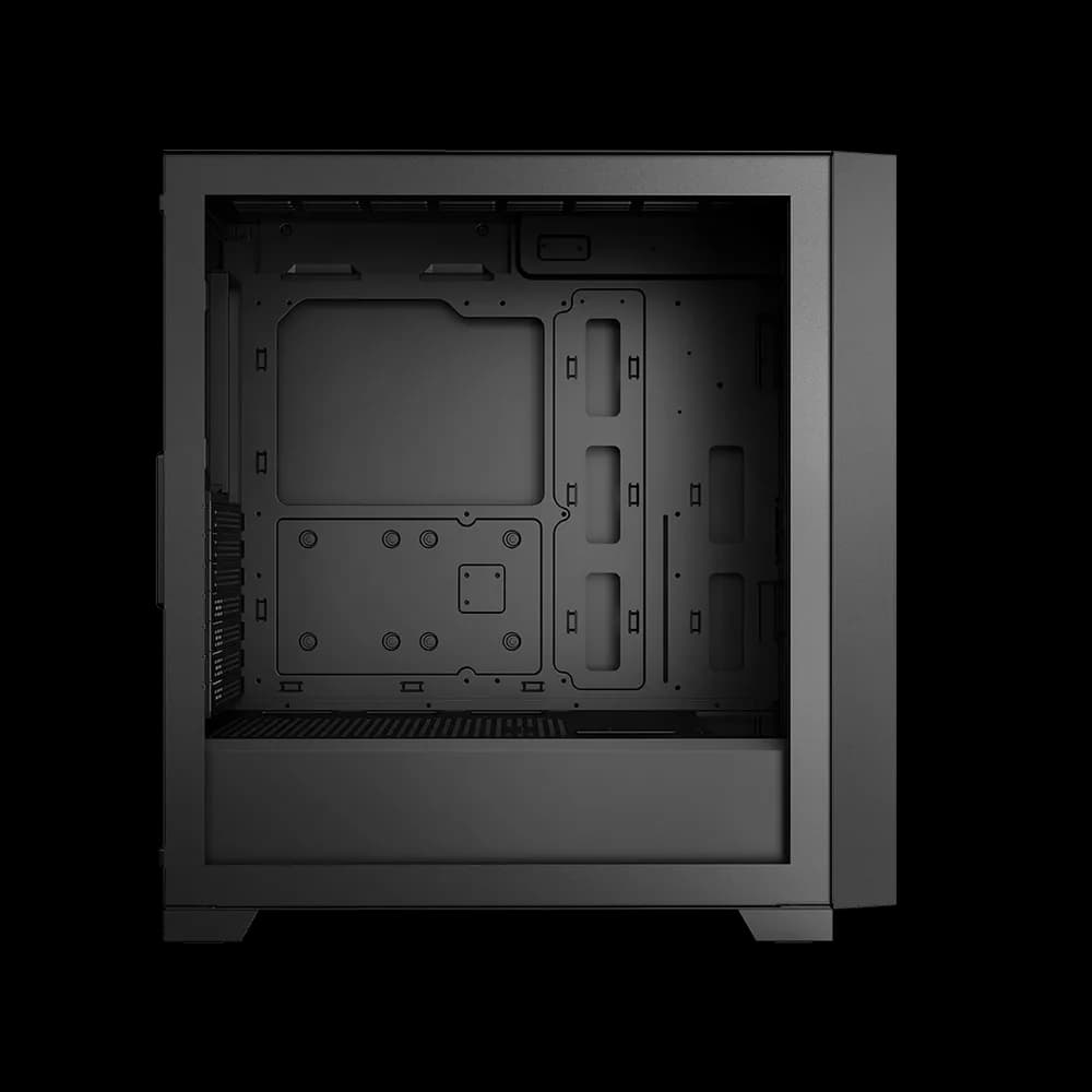 CARCASA PCCOOLER, Middle Tower, ATX, fara sursa, sticla securizata, 3 ventilatoare incluse, iluminare ARGB, negru, USB 3.2 gen 2 x 2, mic, audio, "C3D510 ARGB BK" — miniatură
