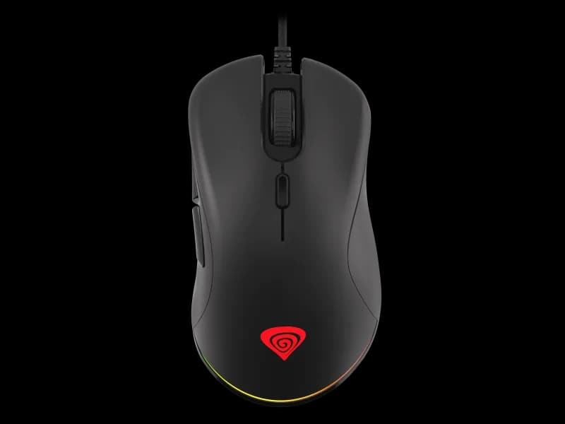 Mouse GENESIS Krypton 200, 6400 DPI, Negru