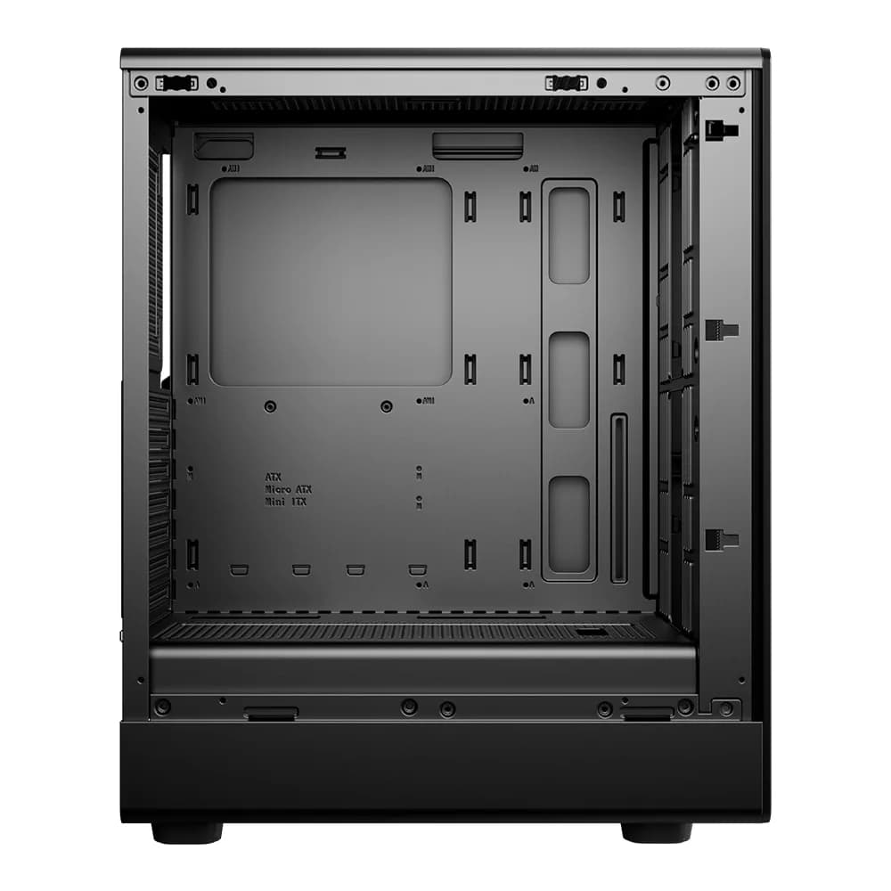 CARCASA SPACER - gaming, Middle Tower, ATX, "DRAGON", fara sursa, sticla securizata, USB 3.0 x 1, USB 2.0 x 1, HD-Audio, Jack 3.5mm x 1, PSU shroud, black "SPCS-GC-DRAGON" — miniatură