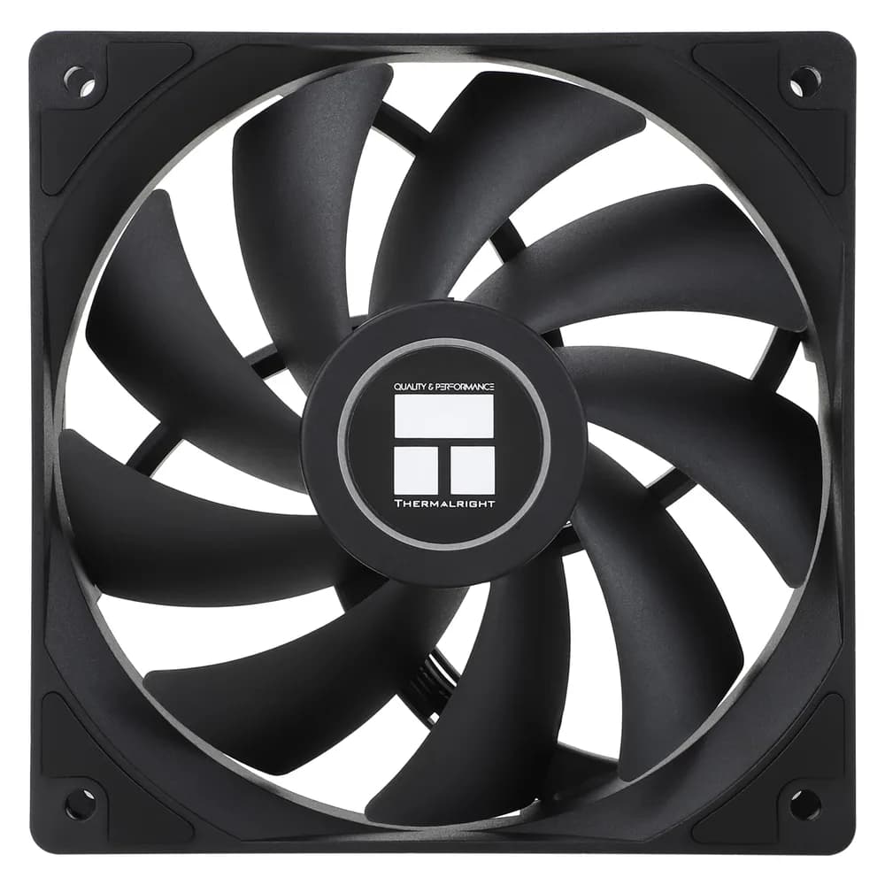Ventilator Thermalright "TL-C12C Extrem", 120mm, 1850 RPM, Dual Ball Brearing, 82 CFM, fara LED, 4pin PWM, negru, "TL-C12C Extrem"