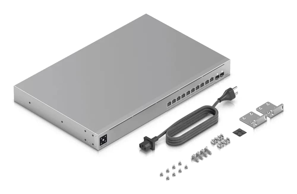 Ubiquiti Layer 3 Etherlighting USW-Pro-XG-10-PoE-EU (10) 10 GbE and (2) 10G SFP+ ports "USW-PRO-XG-10-POE-EU" — miniatură