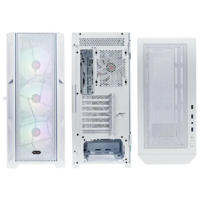 Carcasa RAIJINTEK PONOS ULTRA MS4, ATX, Alb "0R20B00228" — miniatură