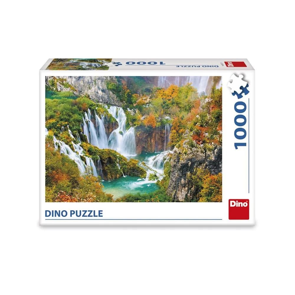 Puzzle 1000 piese, Lacurile Plitvice - DINO TOYS — miniatură