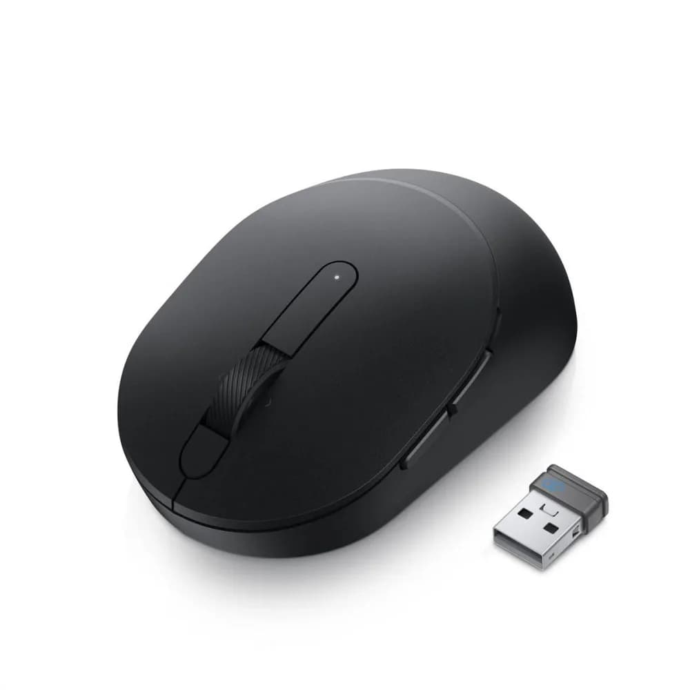 MOUSE DELL, "MS5120W", PC sau NB, wireless, Bluetooth | 2.4GHz, optic, 1600 dpi, butoane/scroll 7/1, mod dual de conectare, negru, "570-ABHO" — miniatură