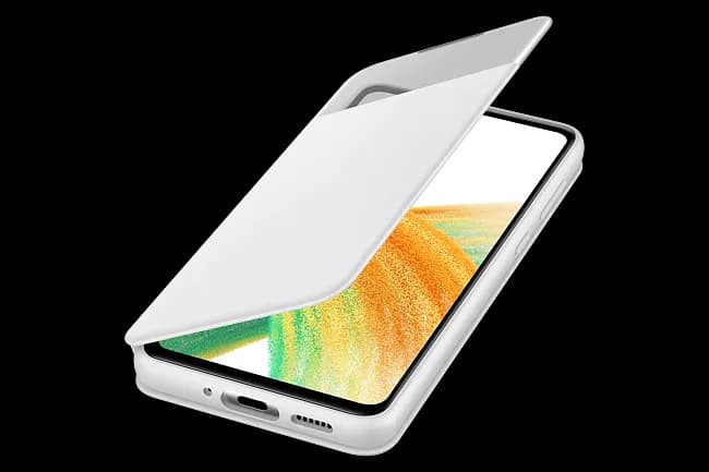 Galaxy A33 (5G); Smart S View Wallet Cover (EE); White "EF-EA336PWEGEE" — miniatură