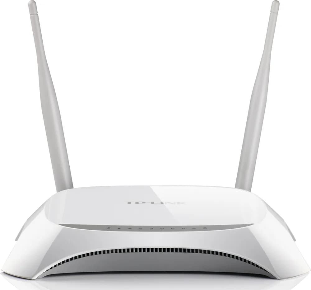ROUTER TP-LINK wireless. portabil, 3G 300Mbps, 4 porturi 10/100Mbps, compatibil UMTS/HSPA/EVDO, 3G USB modem, 3G/WAN failover, 2T2R, 2.4GHz, 802.11n/g/b, 2 antene "TL-MR3420"