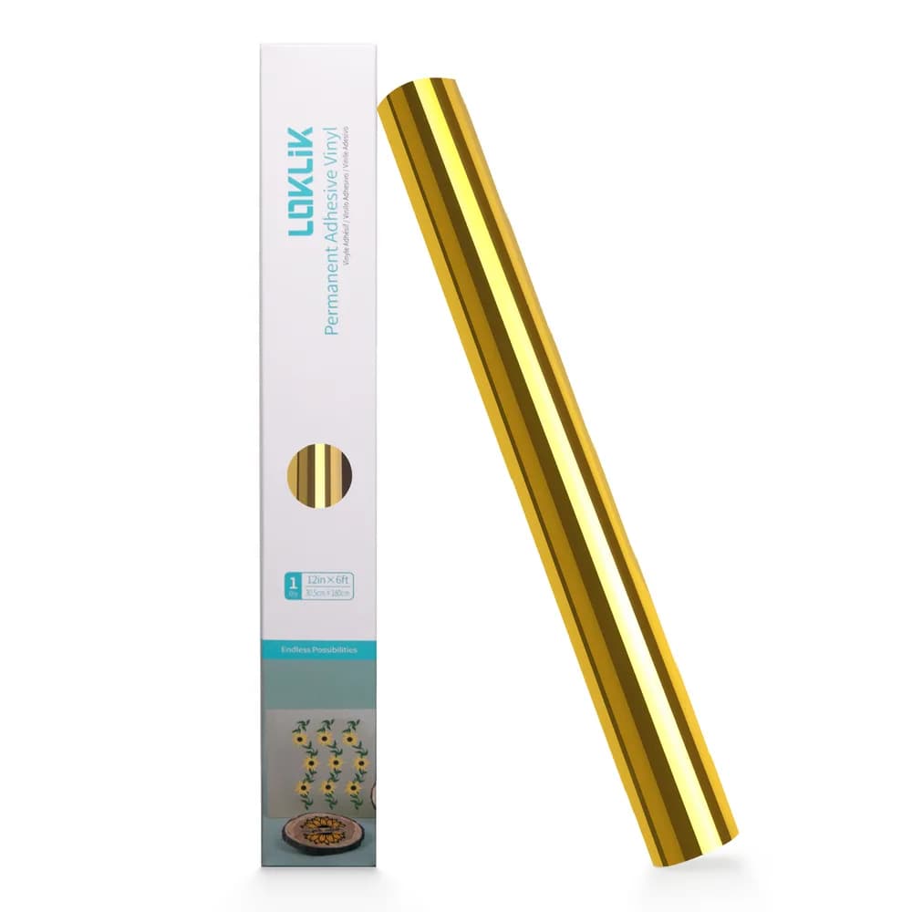 Accesoriu gravator laser LOKLiK Permanent Adhesive Vinyl Mirror Metallic (SG-JST-0416-US-L-B2B) — miniatură