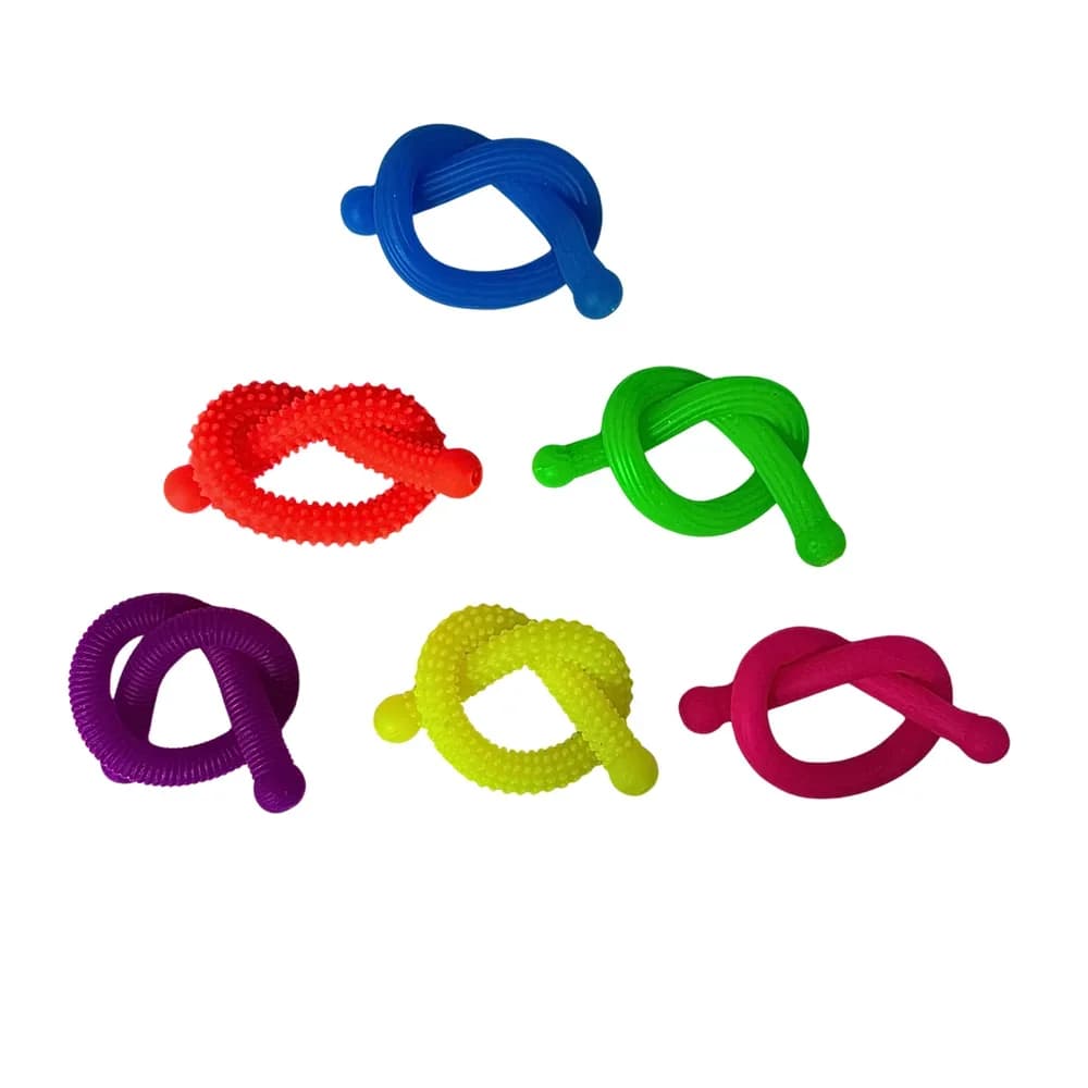 Șerpi Fidget Elastici (Set de 6) — miniatură