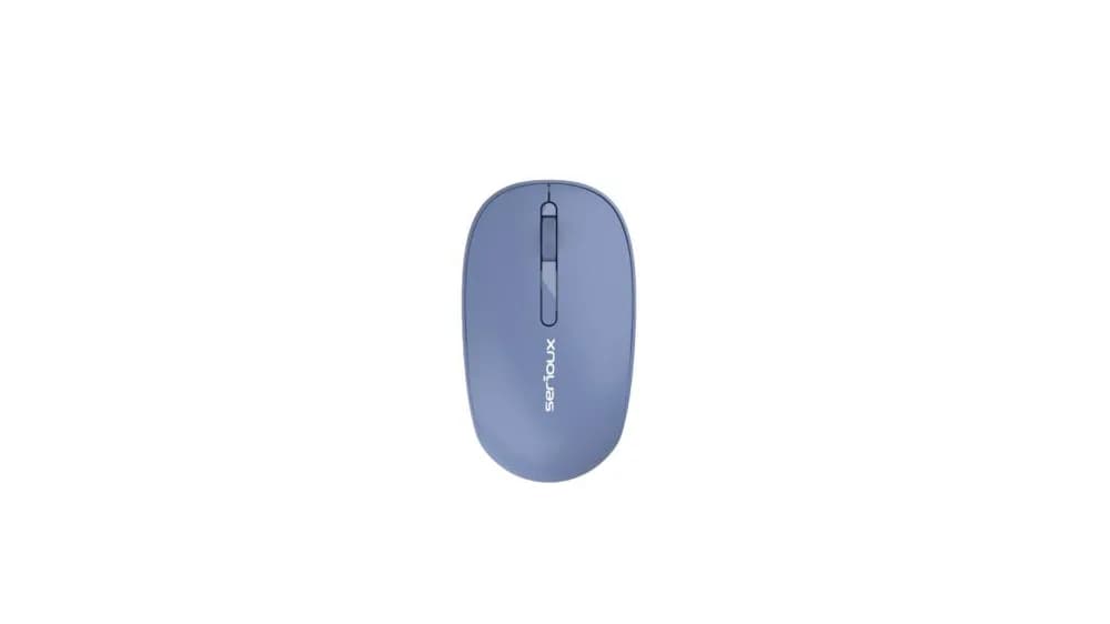 Mouse Serioux Spark 215 Wireless Albastru, Senzor: Optic, DPI: 1000, conexiune: Dongle USB 2,4 GHz, banda de frecventa: 2,4 GHz, click silentios, alimentare: 1 baterie AA inclusa, 1,5 V, cerințe OS: Win, Mac, Vista