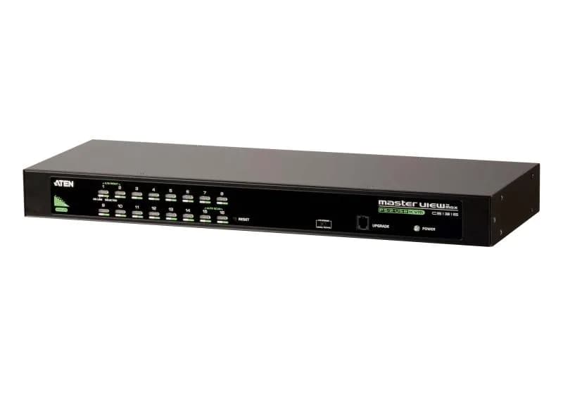 KVM Switch Aten CS1316-AT-G. Tastatură de tip port: USB, PS/2, Mouse tip de port: USB, PS/2, Video Type portul: VGA. Tip HD: QXGA, Rezoluţia maximă: 2048 x 1536 Pixel, Interval scanare: 1,255 s. Culoarea produsului: Negru, Capacitate portbagaj: 1U, Material carcasă: Metal. Sursă de alimentare: DC