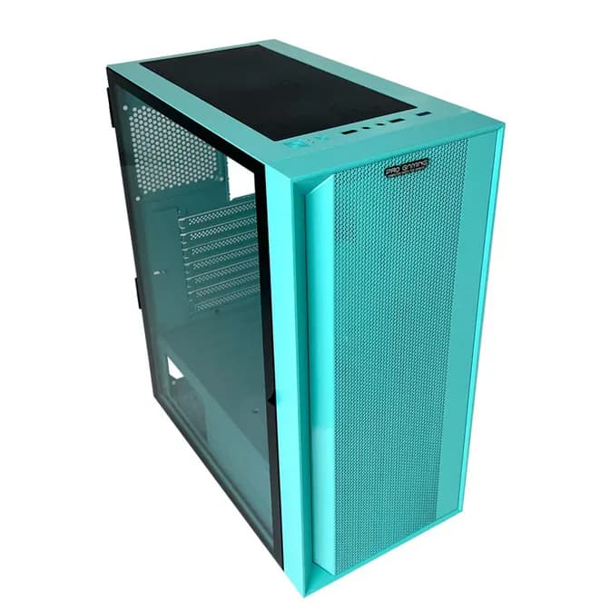 Carcasa PRO GAMING Jungle, RGB, Mid Tower, Verde — miniatură