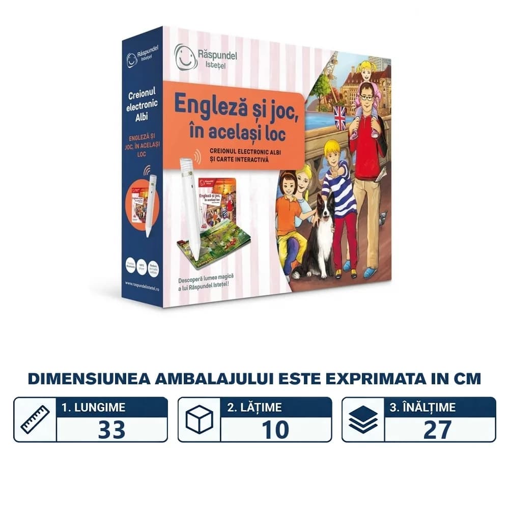 Pachet Raspundel Istetel, Creion si carte - Engleza si joc, in acelasi loc, ALBI - BLACKFIRE — miniatură