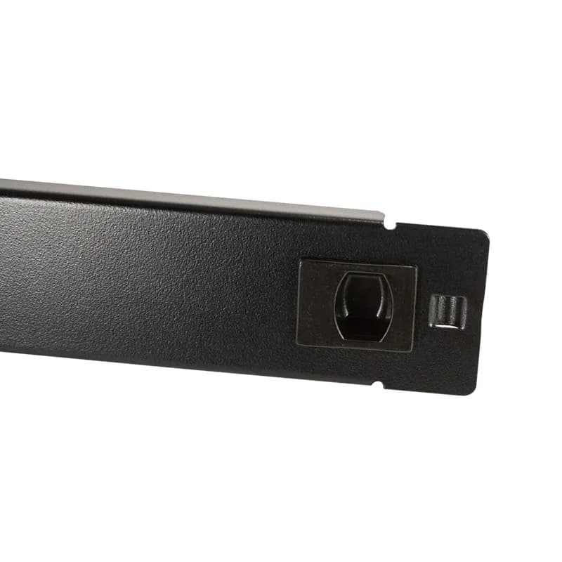 PANOU gestionare cabluri LOGILINK, tip masca orizontala, 19 inch, 1U, instalare fara unelte, negru, "PN105B" — miniatură