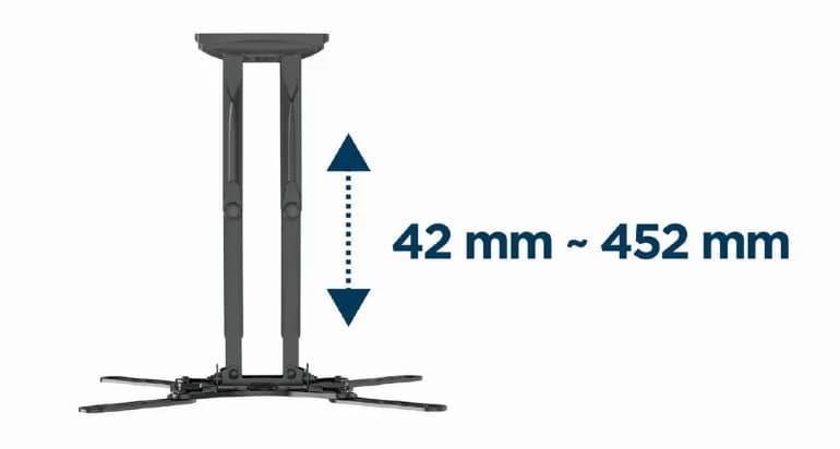 SUPORT de perete GEMBIRD, pt 1 TV/monitor, diag. max 32" - 60", full-motion, max 36 kg, "WM-60ST-01" — miniatură