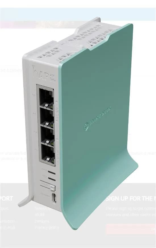 Mikrotik L41G-2AXD HAP AX LITE Gigabit wireless router, Procesor: IPQ-5010, 800 MHz Dual core, Router OS 4, 256MB RAM, storage: 128MB, viteza wireless: 2.4Ghz 574 Mbit/s, AX600, Interfata: 4 x 10/100/1000 . — miniatură