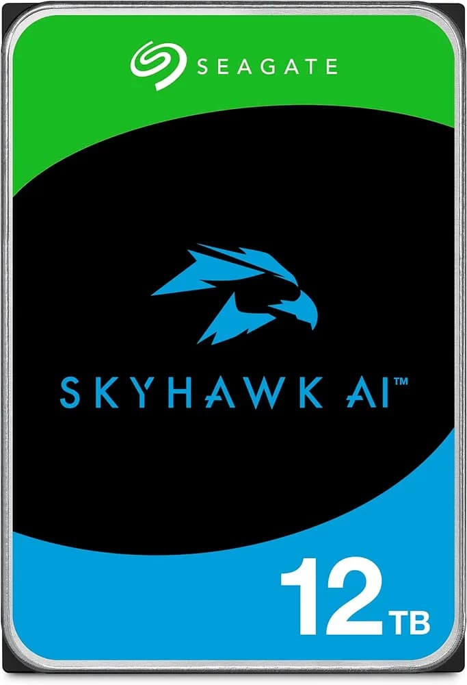 HDD SEAGATE 12TB, SkyHawk, 7.200 rpm, buffer 512 MB, pt supraveghere, "ST12000VE003"