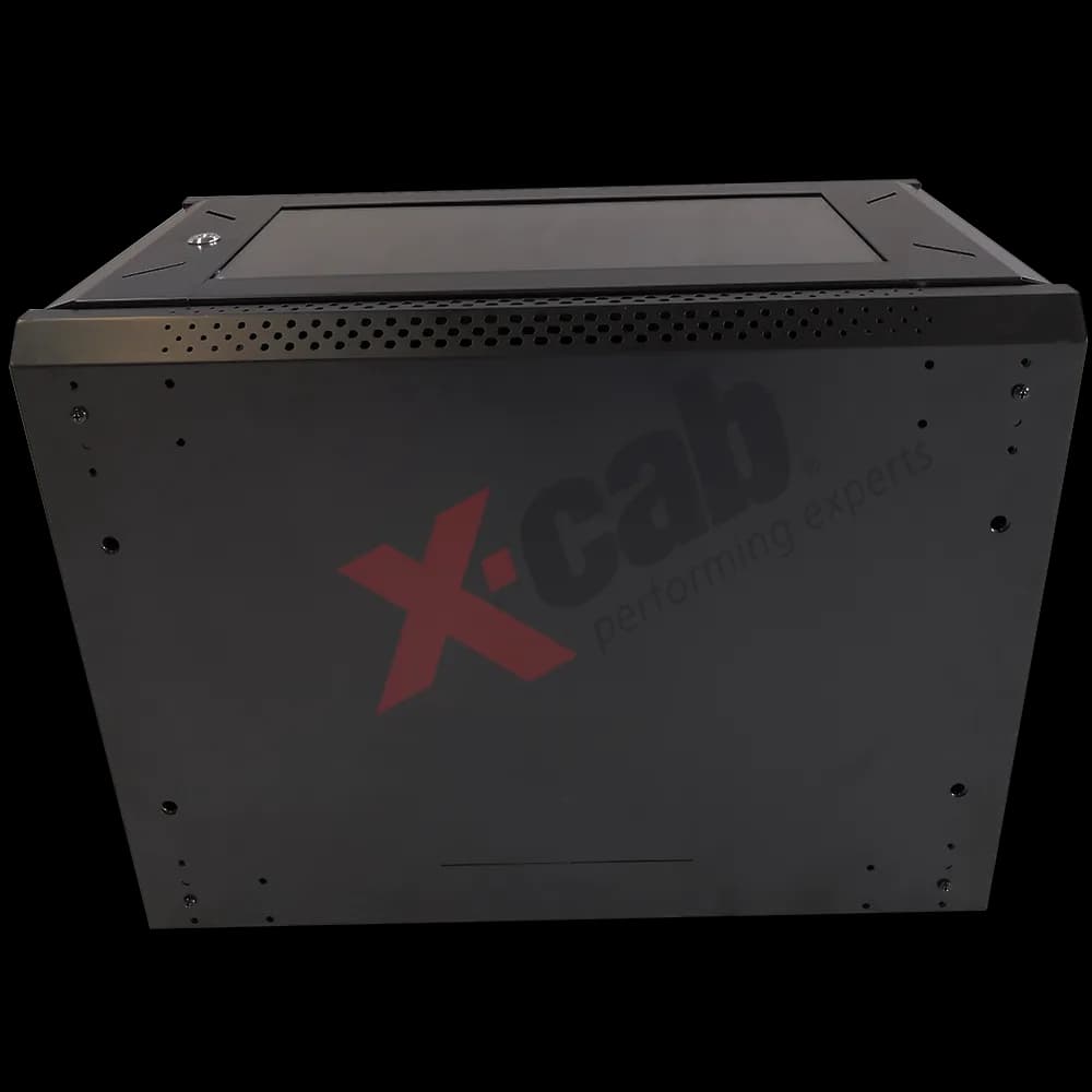 Cabinet metalic de perete 19", tip rack wallmount, 9U 600x800 mm, Xcab S Negru "Xcab-9U80S.9004" — miniatură