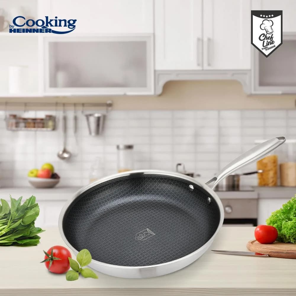 TIGAIE INOX IN 3 STRATURI 24X4.5 CM, TITANIUM3, COOKING BY HEINNER — miniatură