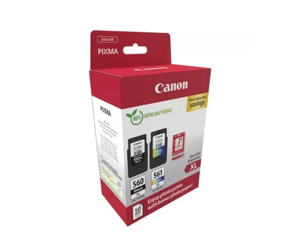 Cartus CANON PG-560XL/CL-561XL PHOTO VALUE PACK, Black, Cyan, Magenta, Yellow — miniatură
