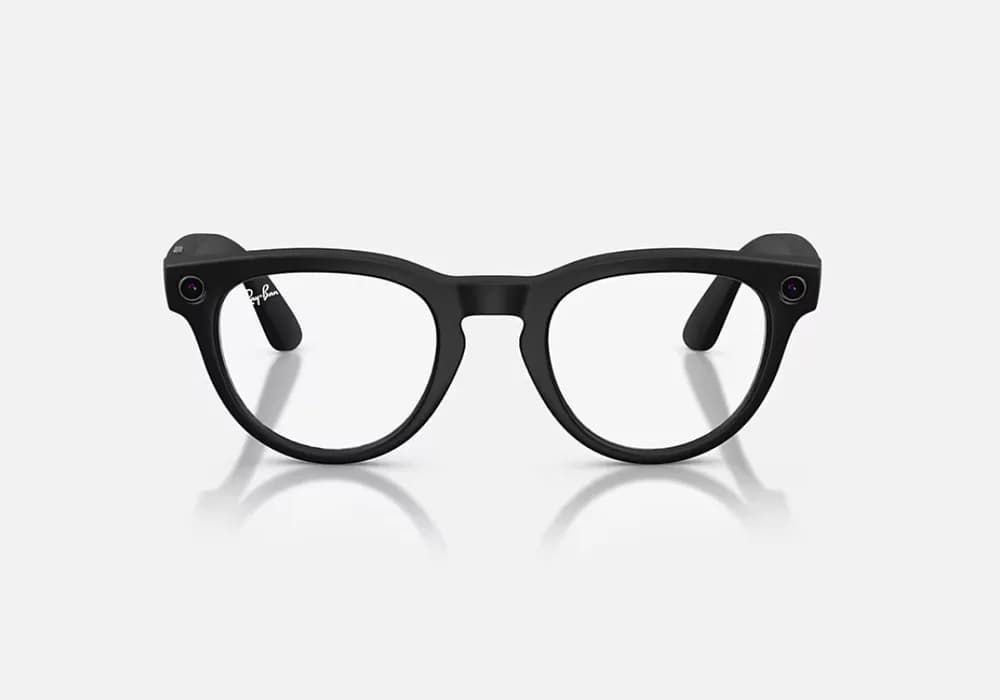 Ray-Ban Meta Headliner Gen 2 AI Glasses Matte Black/Clear RW4013 601SSB 50 — miniatură