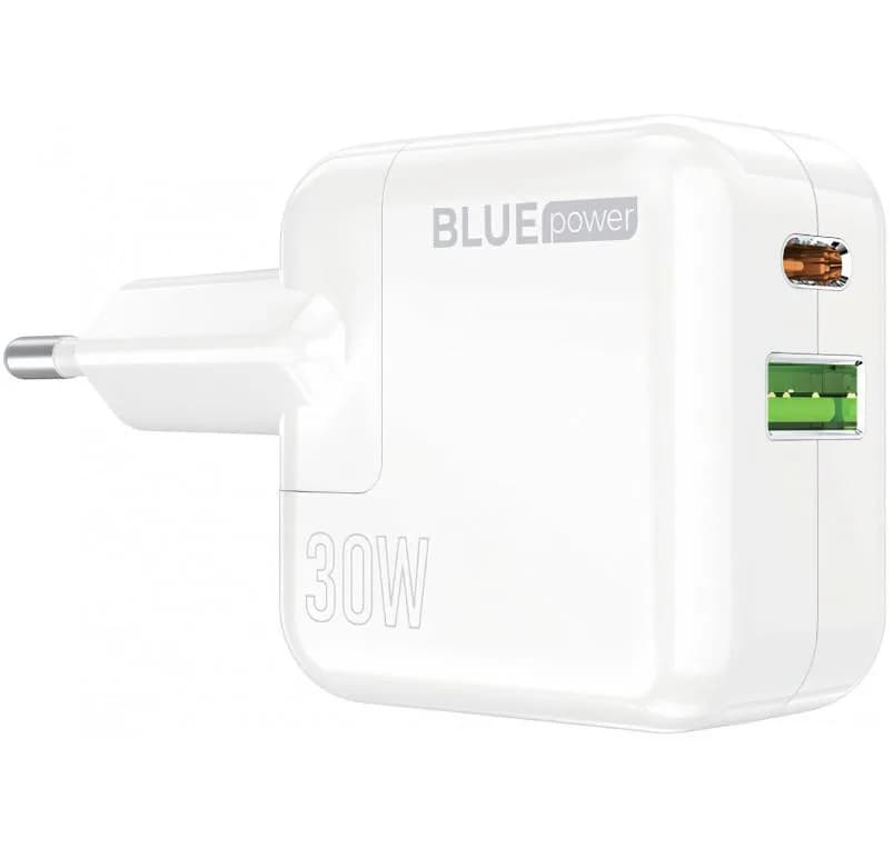 Incarcator Retea BLUEpower BC111A, 30W, 2 porturi, Alb