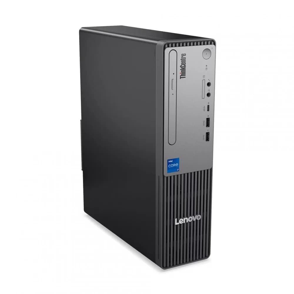 Desktop Education Lenovo ThinkCentre Neo 50s Gen 5 cu procesor Intel Core i3-14100 pana la 4.7 GHz, 16 GB DDR5, 512GB SSD, Intel UHD Graphics 730, Windows 11 Pro Edu, Black — miniatură