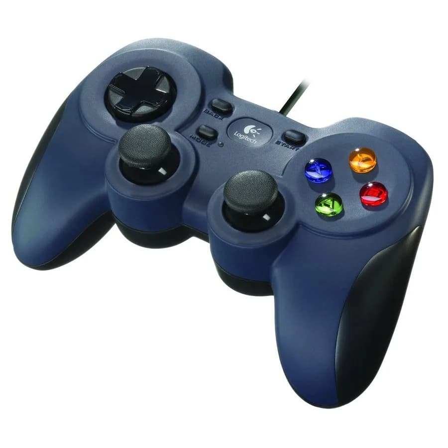 GAMEPAD USB LOGITECH "F310", 15 butoane programabile, 2 stick "940-000135" — miniatură