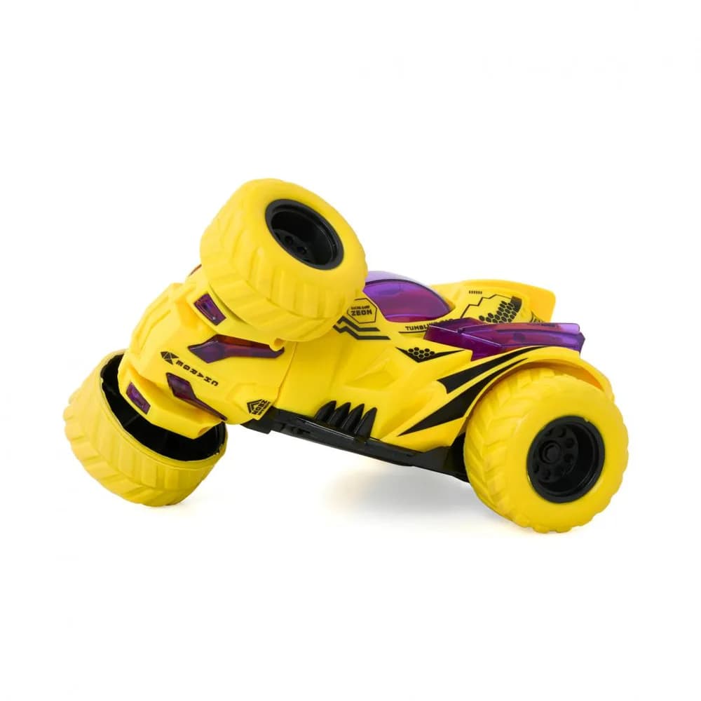 MASINA PENTRU CASCADORII, OFF-ROAD, 360 DE GRADE, MOMKI, GALBEN — miniatură
