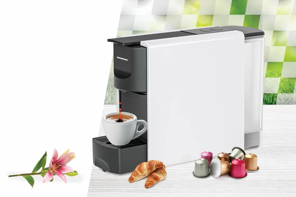 Espressor cu capsule HEINNER EspressoCraft HEMC-DD20WHBK — miniatură
