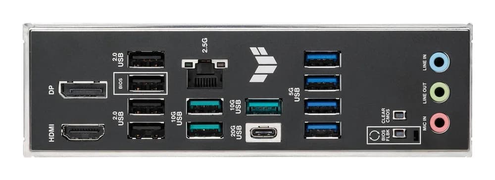 ASUS TUF GAMING B850M-PLUS II AM5 4xDDR5 mATX Pciex5 DP HDMI USB MB "TUF GAMING B850M-PLUS II" — miniatură